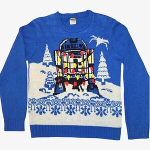 STAR WARS R2D2 Christmas Sweater Men's XXL